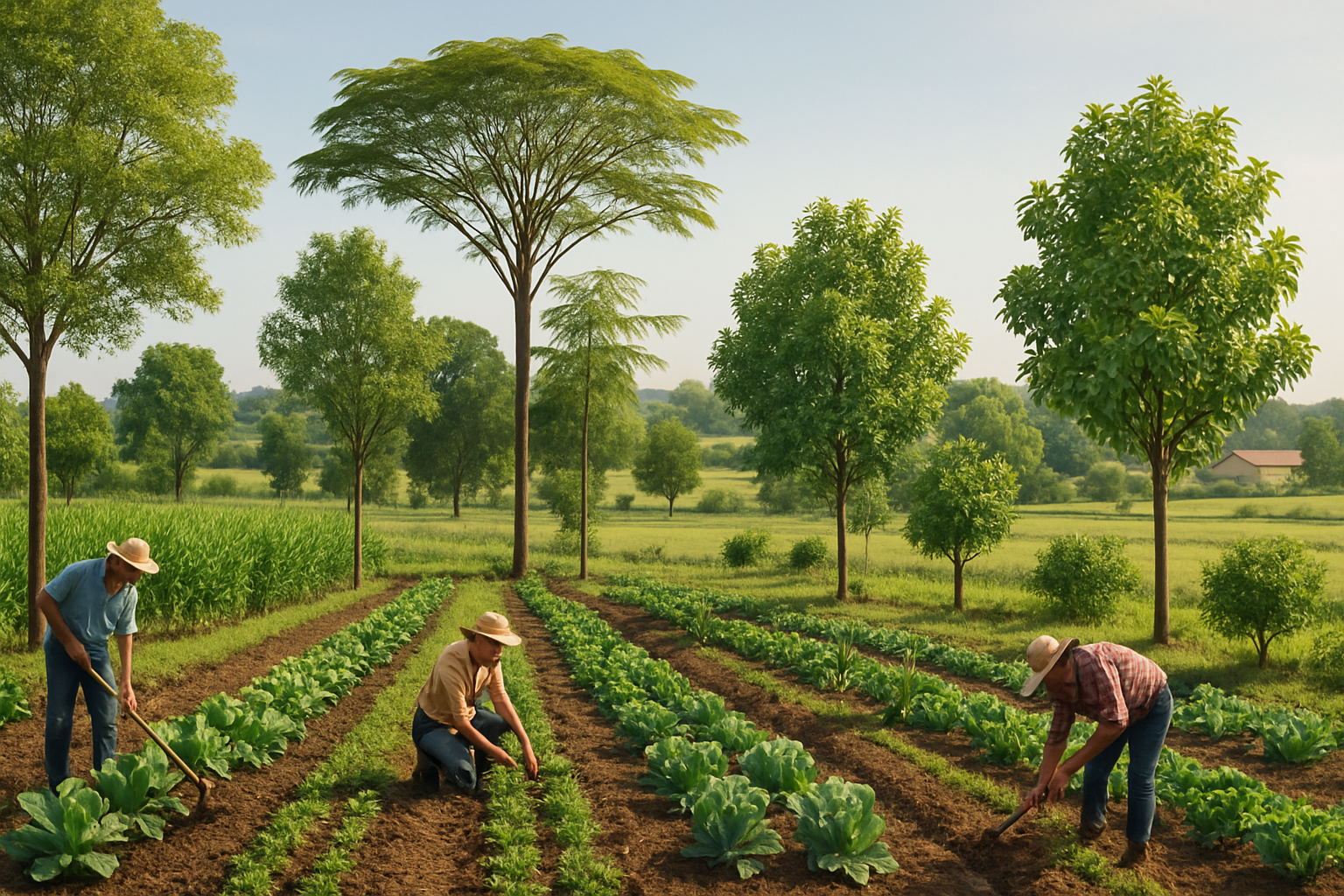 Agroerdészet a szénmegkötés és vidéki élet javításáért
